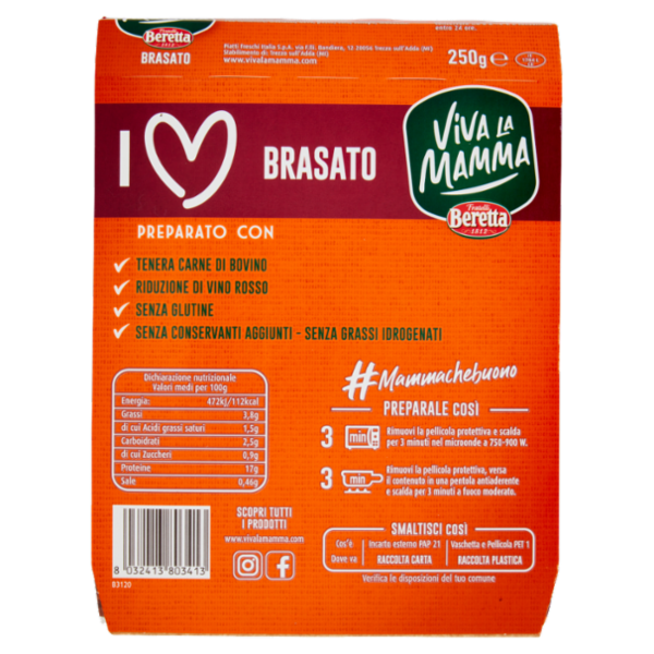 Viva la Mamma Brasato 250 g