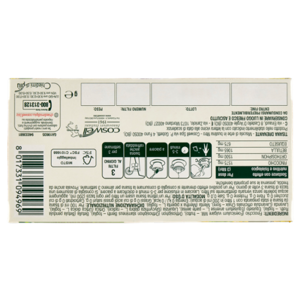 L'Angelica Le Tisane Drenante Active 18 Filtri 35,1 g