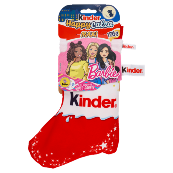 Kinder HappyCalza Maxi Barbie 7 pezzi 176 g