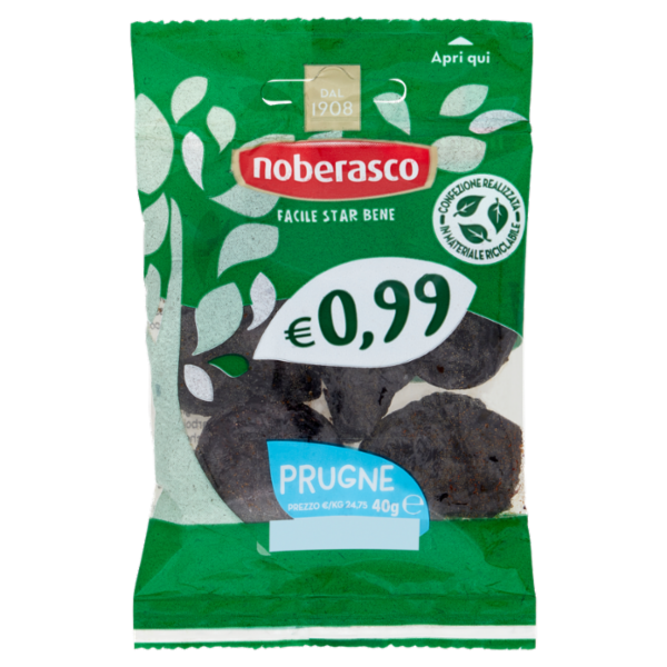 noberasco € 0,99 Prugne 40 g