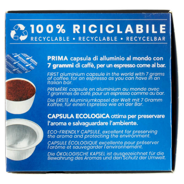Bialetti Caffè d'Italia Espresso Bar Midnight 16 Capsule 112 g