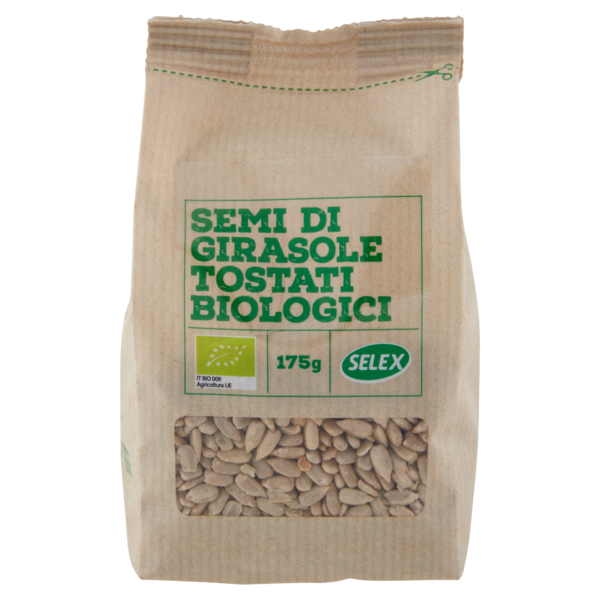 Selex Semi di Girasole Decorticati Tostati Biologici 175 g