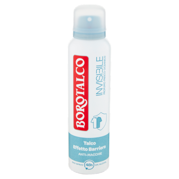 Borotalco Invisibile Profumo Fresco Oceanico Deo Spray 150 ml