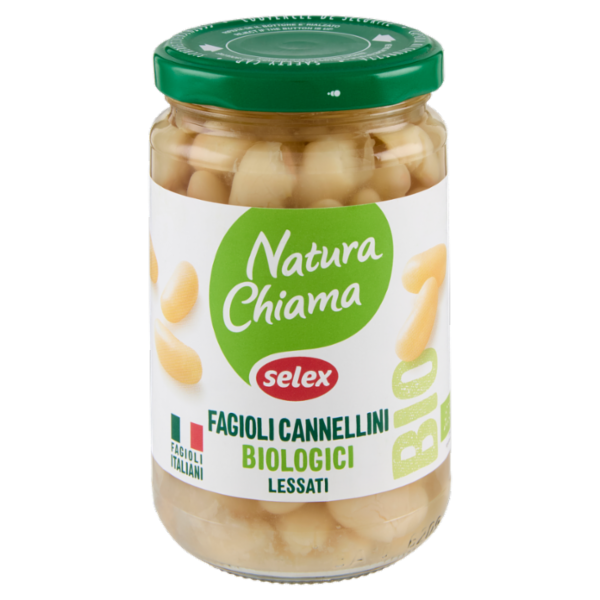 Selex Natura Chiama Fagioli Cannellini Lessati Italiani Biologici 300 g