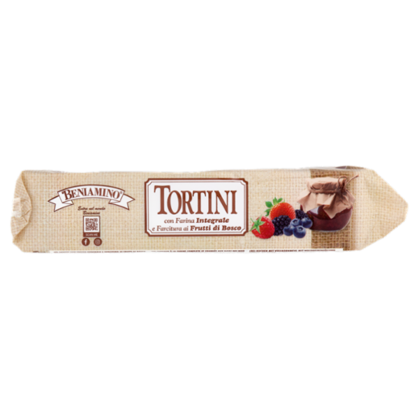 Beniamino Tortini con Farina Integrale e Farcitura ai Frutti di Bosco 6 x 33,3