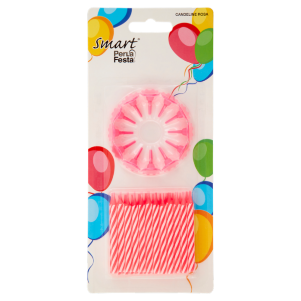 Smart PerLa Festa Candeline Rosa 24 pz