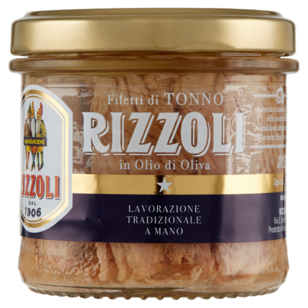 Rizzoli Filetti di Tonno in Olio di Oliva 130 g