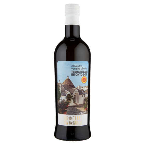 Terre Nostre olio extra vergine di oliva Terra di Bari Bitonto DOP 750 ml