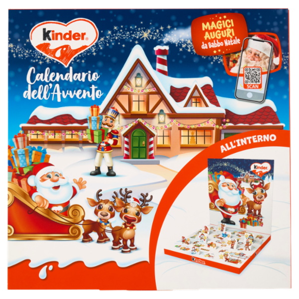Kinder Calendario dell'Avvento 24 pezzi 123 g