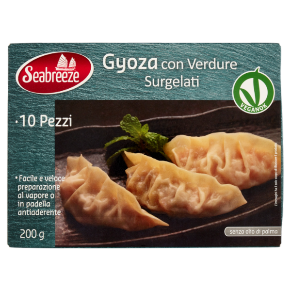 Seabreeze Gyoza con Verdure Surgelati 10 Pezzi 200 g