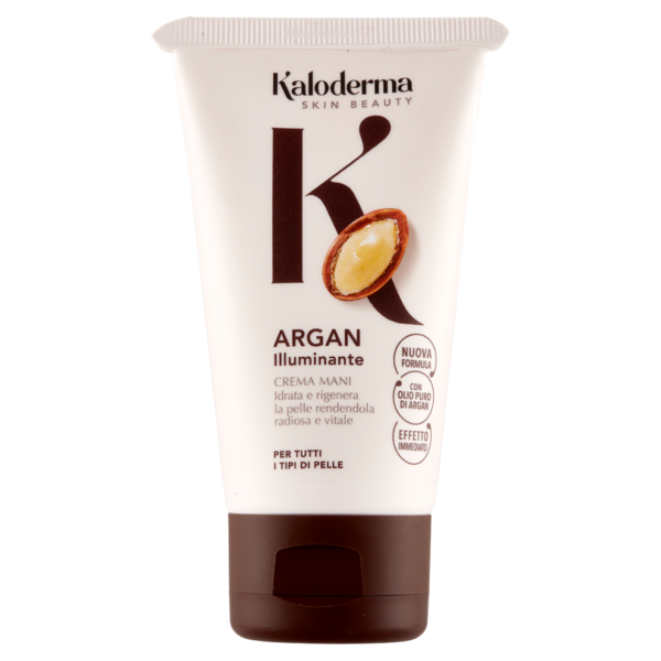 Kaloderma Illuminante Argan Crema Mani per Tutti i Tipi di Pelle 75 ml