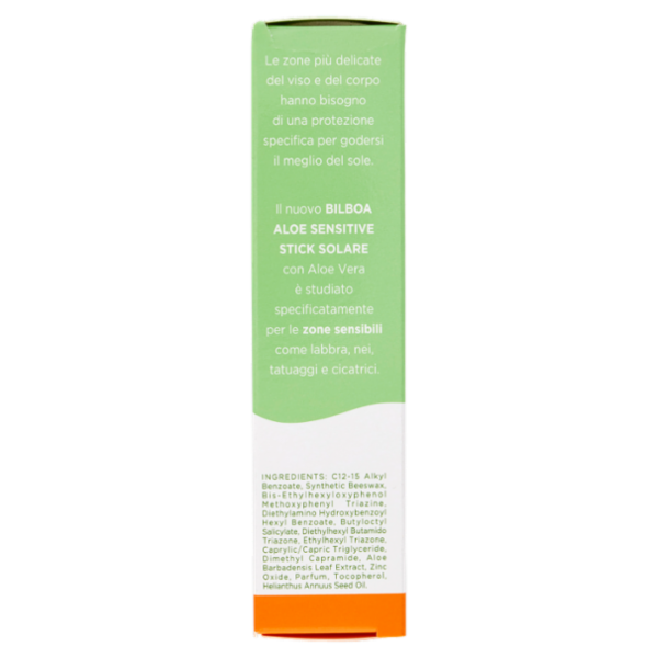 Bilboa Aloe Sensitive Stick Solare 50+ Molto Alta 12 ml