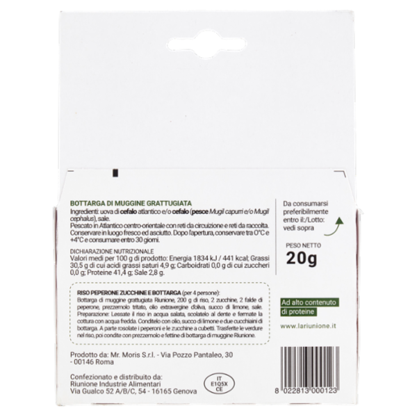 Riunione Bottarga di Muggine 20 g