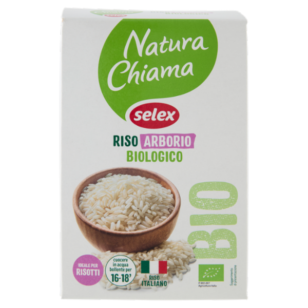 Selex Natura Chiama Riso Arborio Biologico 500 g