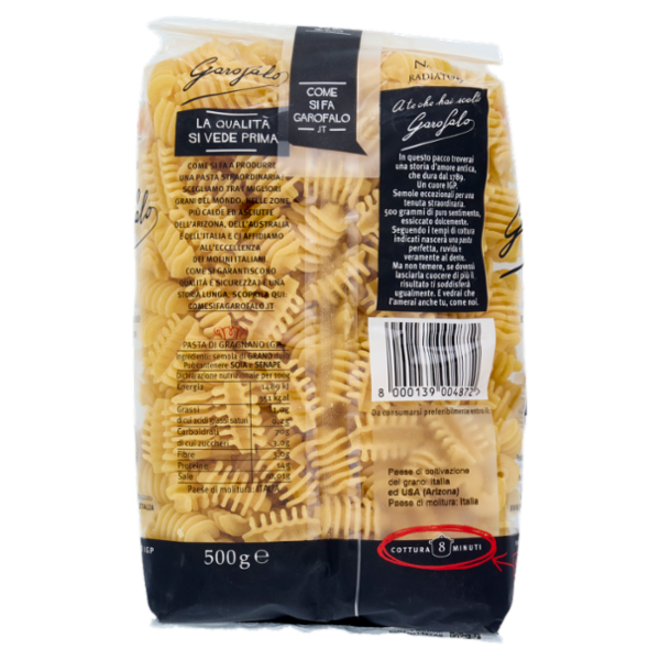 Garofalo Radiatori 87 Pasta di Gragnano IGP 500 g