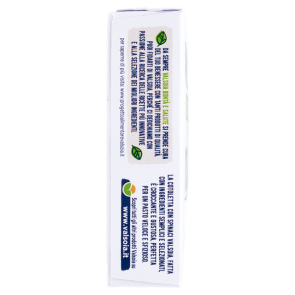 Valsoia Bontà e Salute Cotoletta con Spinaci 2 x 90 g