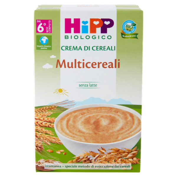 HiPP Biologico Crema di Cereali Multicereali 200 g