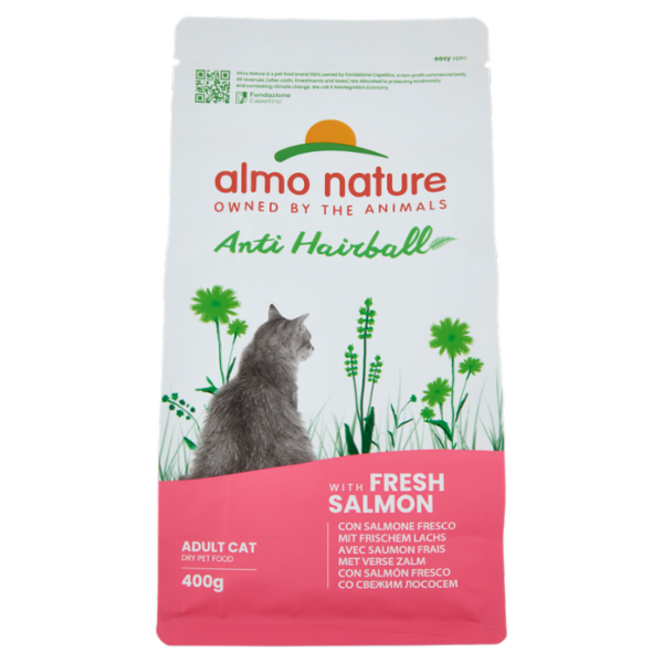 almo nature Anti Hairball Adult Cat con Salmone Fresco 400 g