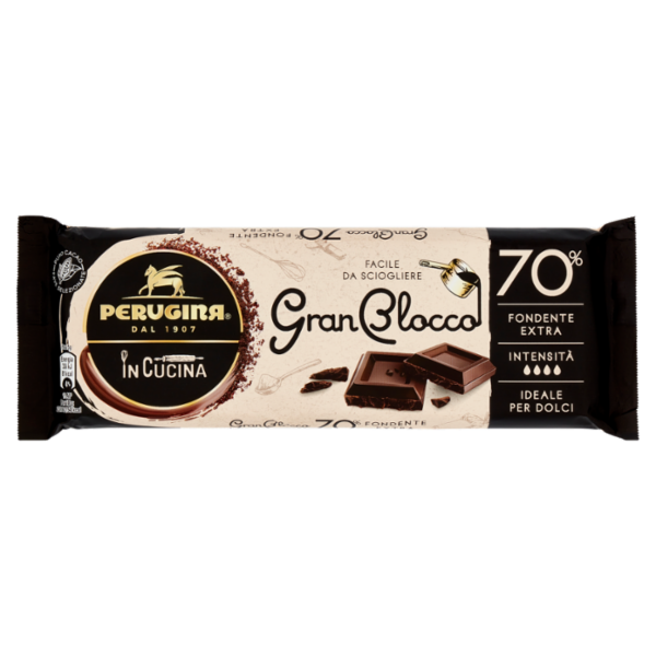 PERUGINA GranBlocco 70% Tavoletta Cioccolato Fondente Extra 150g