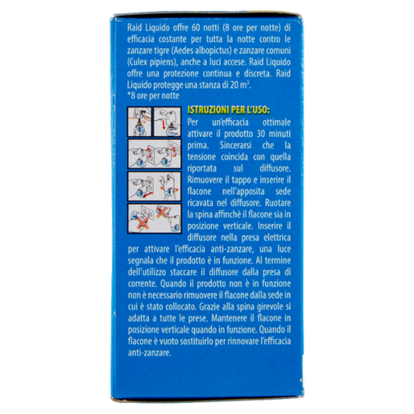 Raid Liquido Elettrico Ricarica, 60 Notti, Lavanda, 36ml