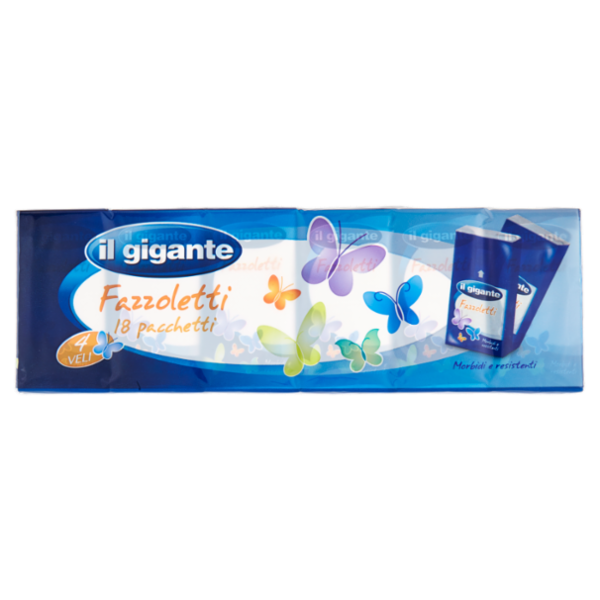 IL GIGANTE Fazzoletti 4 Veli 18 pz