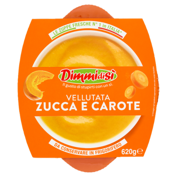 DimmidiSì Vellutata Zucca e Carote 620 g
