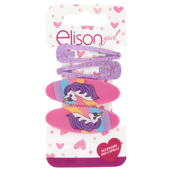 elison girl Accessori per Capelli Fermagli 4 pz