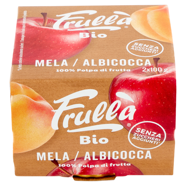 Frullà Bio Mela / Albicocca 2 x 100 g