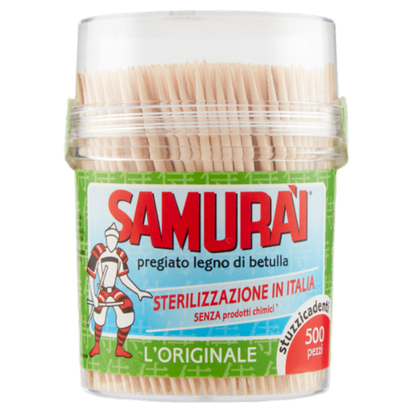 Samurài l'Originale stuzzicadenti 500 pz