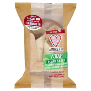 Amoretti Wrap Plant Based Straccetti Veggy Al Gusto Pollo e Verdure Croccanti 150 g