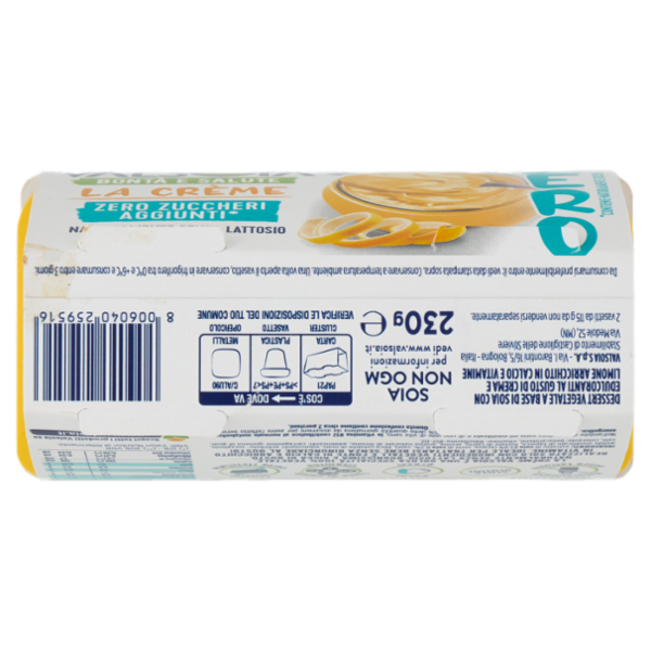 Valsoia Bontà e Salute la Crème Zero Zuccheri Aggiunti* 2 x 115 g