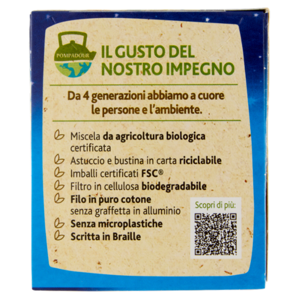 Pompadour Camomilla Regolarità con Senna* Bio 18 x 1,7 g