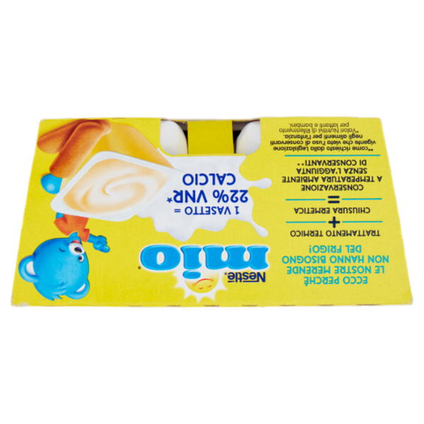 NESTLÉ MIO Merenda al Latte Biscotto da 6 mesi 4 vasetti da 100 g