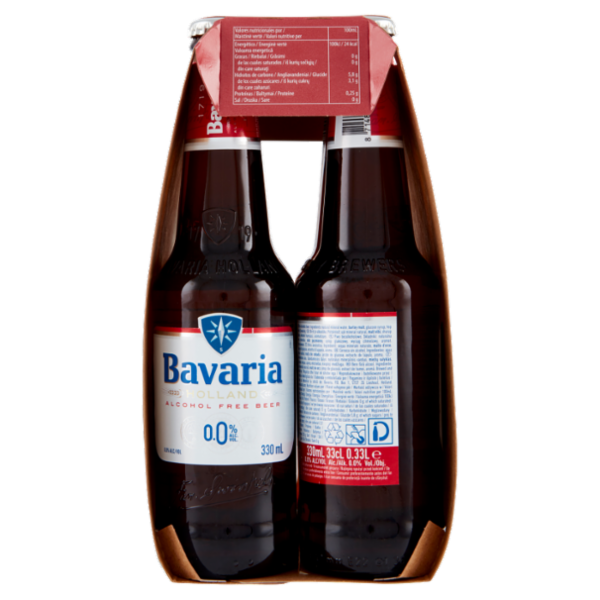 Bavaria 0.0% Birra Analcolica bott.6x330ml