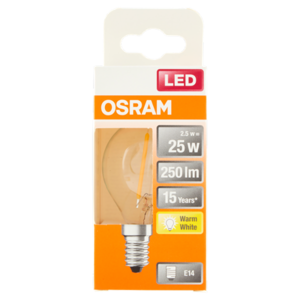 Osram Led Star Classic P 25 Warm White 2.5 W E14