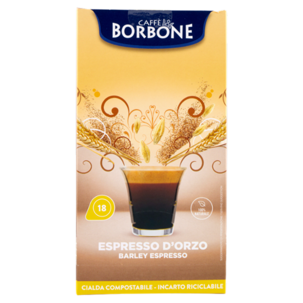 Caffè Borbone Espresso d'Orzo Cialda Compostabile 18 x 6 g