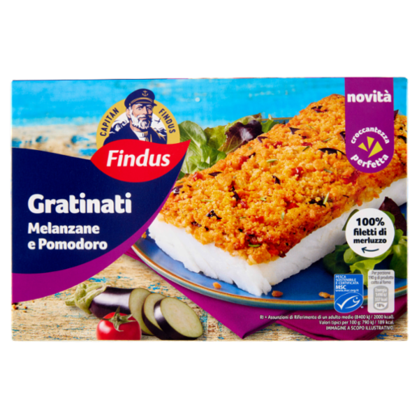 Capitan Findus I Gratinati Melanzane e Pomodoro 380 g