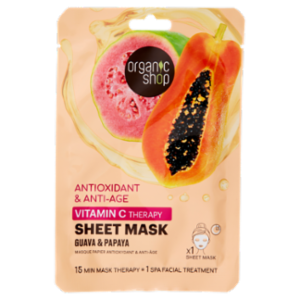Organic Shop Antioxidant & Anti-Age Sheet Mask Guava & Papaya 25 g
