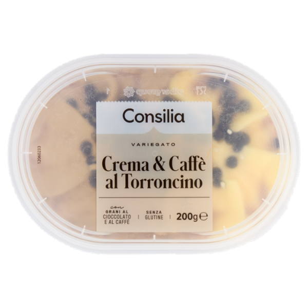 Consilia Gelato Crema e Caffè al Torroncino 200 g