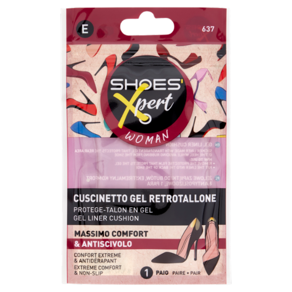 Shoes'Xpert Woman Cuscinetto Gel Retrotallone 1 Paio