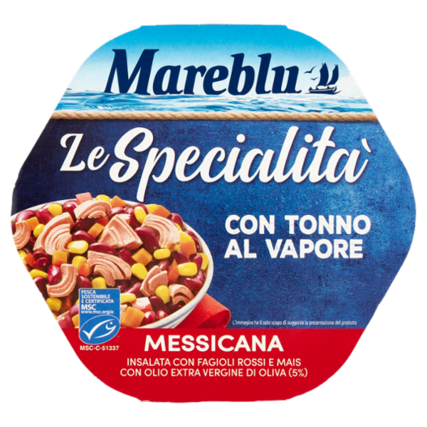 Mareblu Le Specialità con Tonno al Vapore Messicana 220 g