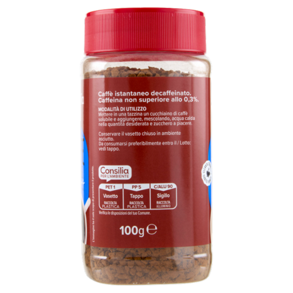 Consilia Caffè Decaffeinato Solubile 100 g