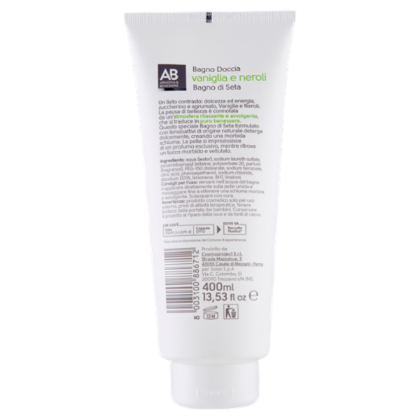 Armonia & Benessere Bagno Doccia Vaniglia e Neroli 400 ml