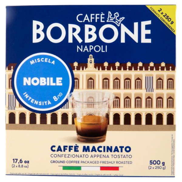 Caffè Borbone Miscela Nobile Caffè Macinato 2 x 250 g