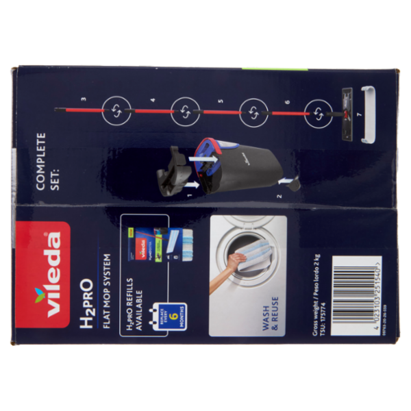 Vileda H2Pro Flat Mop Sistema
