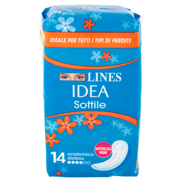 Lines Idea Sottile anatomico disteso 14 pz