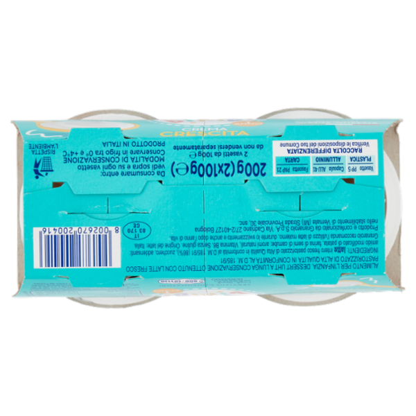 Granarolo Bimbi Crema Crescita Fiordilatte 2 x 100 g