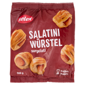 Selex Salatini Rustici Ai Wurstel Di Pasta Sfoglia Ripieni Surgelati 500 g
