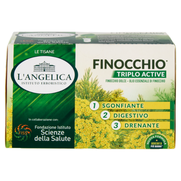 L'Angelica Le Tisane Finocchio Triplo Active 18 Filtri 36 g