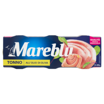 Mareblu Tonno All'Olio Di Oliva 3 x 60 g
